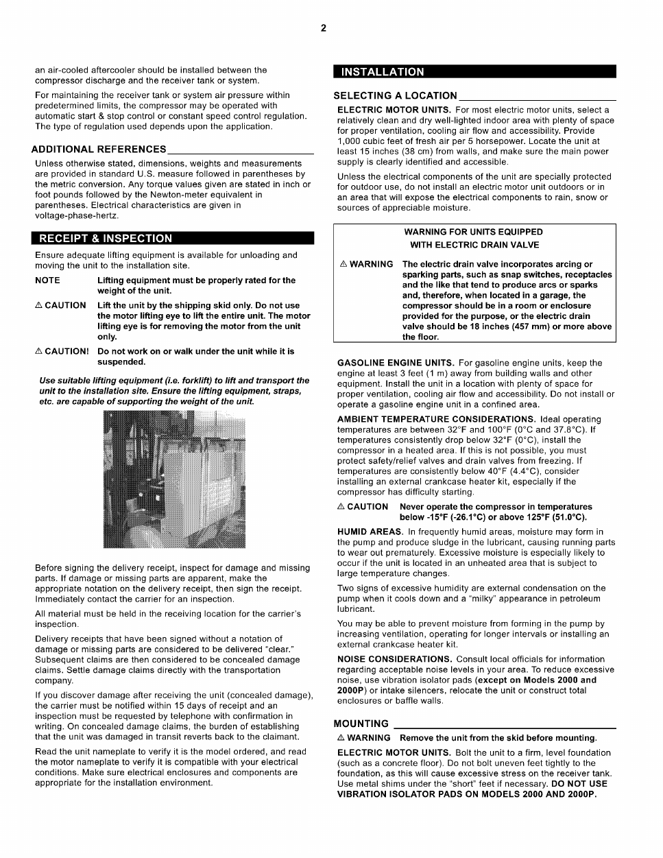 IngersollRand 2475N7.5P Owner's Manual Page 2 Free PDF Download