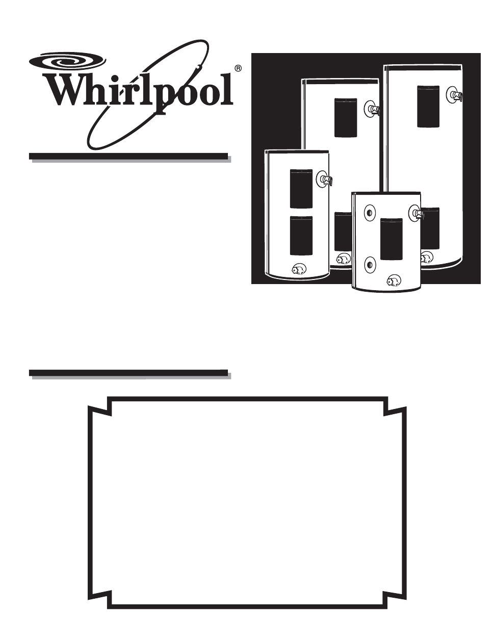 Whirlpool E1F50RD045V User's Manual Free PDF Download (16 Pages)