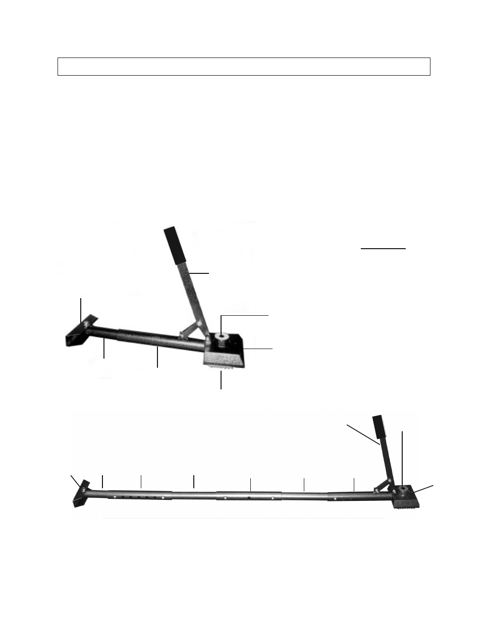 Harbor Freight Tools Adjustable Carpet Stretcher Product manual | Page